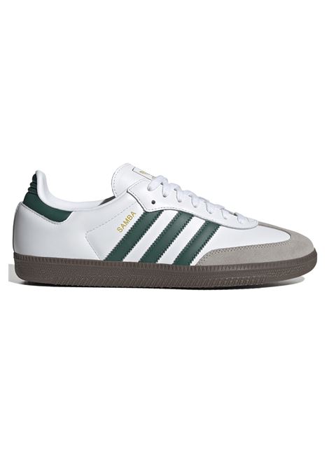 Adidas Samba OG Shoes White Green Unisex ADIDAS ORIGINALS | Sneakers | JH8797-
